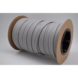 Light Grey Hidem Vinyl Marine Edge Trim Outdoor Fabric Upholstery (5 Yards) Fabric