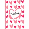 Notebook: Cute Heart Pattern Notebook