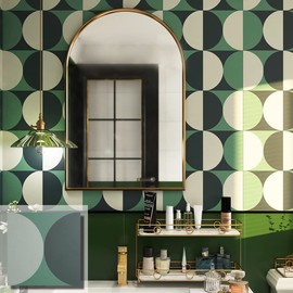 COLAMO Luxury 10-Sheet Green Peel and Stick Backsplash for Kitchen, Waterproof Self Adhesive Wall Tile, Stick on Accent Wall for Bathroom, Bedroom, Living Room,(Thicker Version)