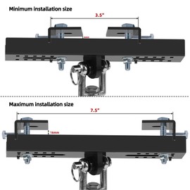 Foozet Punching Bag Hanger,Beam Clamp Heavy Bag Mount,Heavy Duty Holder for Boxing,Heavy Bag hangerStainless Steel Swivel Chain with Carabiner
