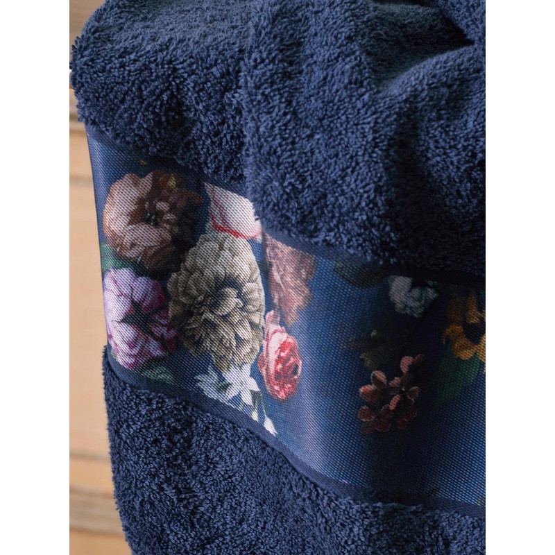 ESSENZA Hand Towel Fleur Blue 70 x 140 cm