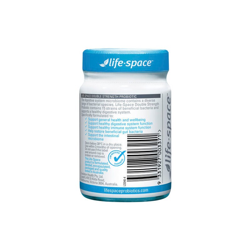 Life-Space Double Strength Probiotic 30 Hard Capsules