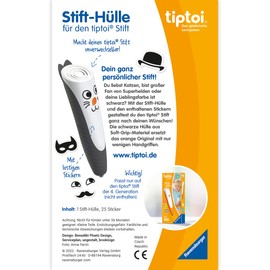 Ravensburger tiptoi 00150 - Pen Case for Changing in Black / Replacement Case for Tiptoi Pen / Suitable for Children from 3 Years