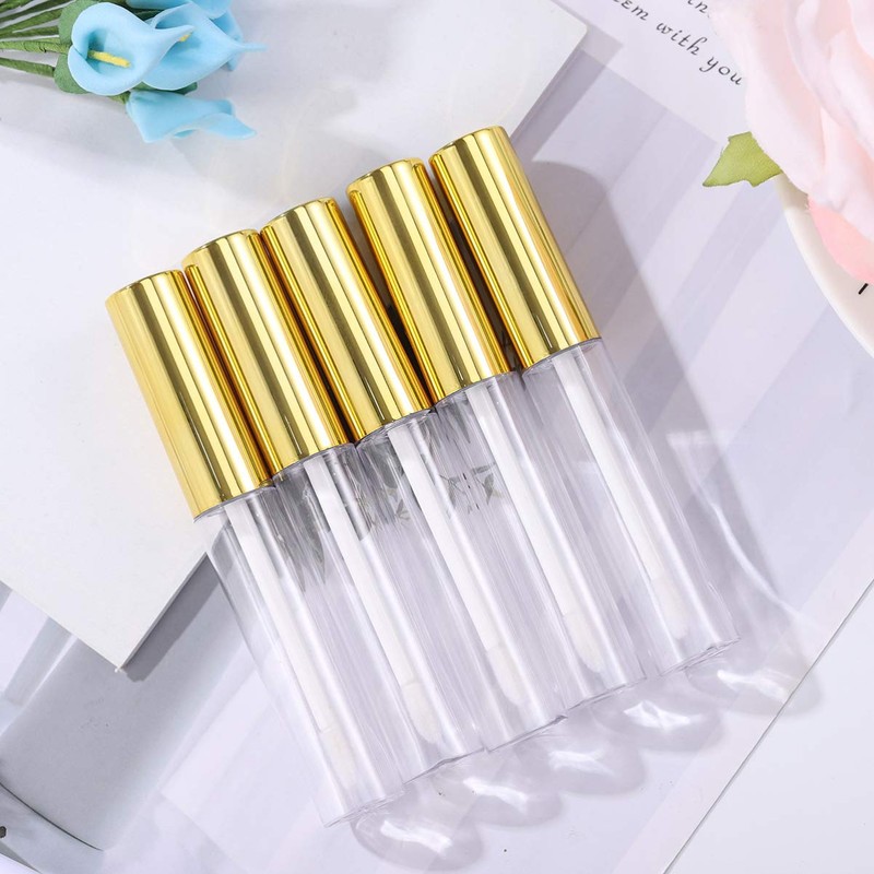 Frcolor Lip Gloss Tube Lip 10ml Clear Container Divider Bottle