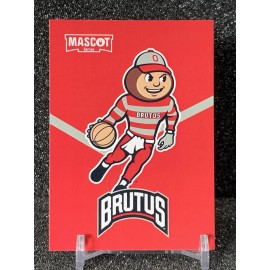 2023-24 ONIT Ohio State Buckeyes men's basketball mascot - BRUTUS #96 RED