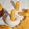 DEYBBY Beeswax Small Pillar Candles 6 Pack