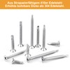 VIGRUE Pack of 230 Self-Tapping Screws, M4.2 Tapping Screws Self-Tapping