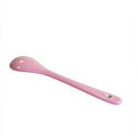 Albedel Pink 10 pcs Porcelain Egg Spoons Ceramic Spoons 4.7 inch Coffee Dessert Yogurt Tea Milky Tea