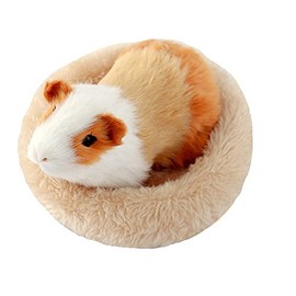 Hamster Bed Soft Warm Cushion for Small Animal - Comfortable Sleep Mat Pad for Guinea Pigs/Hedgehog/Squirrel/Mice/Rats/Chinchilla Nest House