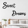 Sinseike Sweet Dreams - Letrero de metal decorativo para pared