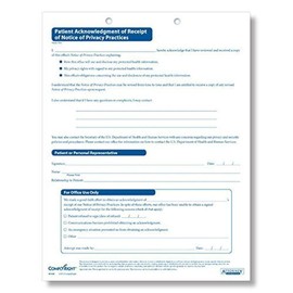 ComplyRight HIPAA Patient Ack. of Receipt of Notice of Privacy Practices | 8-1/2” x 11” | Medical Form | 200 Pack