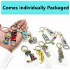 TSY TOOL 12 Pack of Florida State Keychain Metal Ring,
