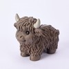 Resin Highland Cow Figurine Highlander Cow Ornaments Highland Cattle Statue