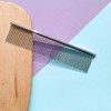 Stainless Steel Pet Grooming Comb with Rounded Ends - Professional