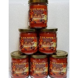 Smoke Odor Exterminator 13oz Jar Candle,Pumpkin & Spice, Set of 6 Candles.