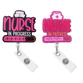 2 piezas de insignias de enfermería, accesorios de enfermería, inscripción, enfermeras, maestría, nivel de destello, identificación de nombre de identificación, regalo de enfermería para pacientes