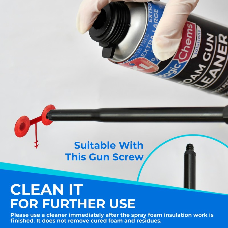 Spray Polyurethane Foam Gun Nozzles Precision for Vertical and Horizontal