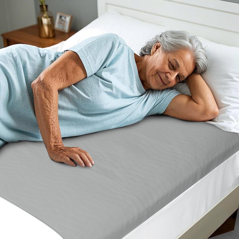 Bed Pads Washable Waterproof for Incontinence Adults, Reusable Wetting Pad