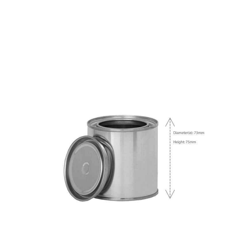 AUTORIND 1/2 Pint Size Metal Paint Cans with Lids, 1-Cup