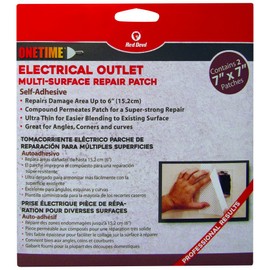 Red Devil 1227 1time Multi Surface Repair Patch - 2 Pack Of 7" x 7" Patches