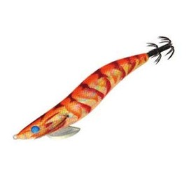 HARIMITSU Lure, Egi Sumi Tribe Orange/Rainbow No. 2.5