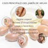 Arganseife, 100 g, natürlich und handgefertigt, feuchtigkeitsspendend, nährend und antioxidativ,