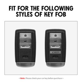 WORCAS - Funda para llavero compatible con Acura ILX MDX RDX RLX TL sin llave, diseño remoto de fibra de carbono