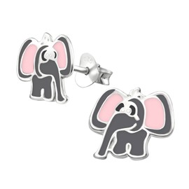 Elephant Earrings 925 Sterling Silver