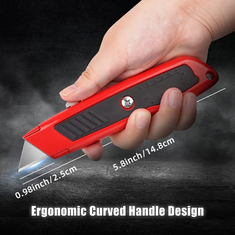 DIYSELF 2 Pack Box Cutter Retractable, Box Opener Tool Exacto