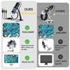Bysameyee 1080P USB Microscope with Metal Stand, 50X-1000X Handheld Digital