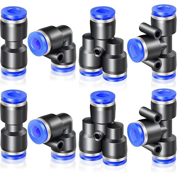 ERGAOBOY 40 Pcs 4MM Tube OD Press Fit Connection Kit,