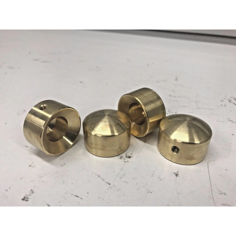 working class choppers SOLID BRASS DOMED HEAD BOLT COVERS harley