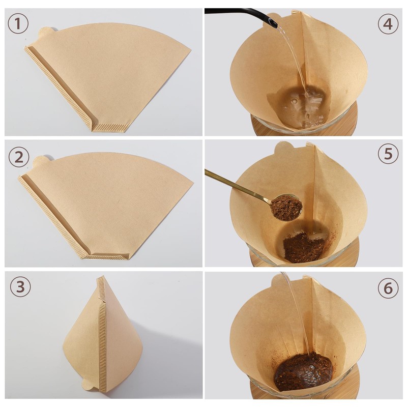 600 Count Coffee Filter #2, 2 Cone Coffee Filters, Unbleached