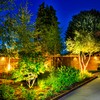 CREPOW Solar Spot Lights Outdoor, 2 Pack Solar Landscape Spotlights
