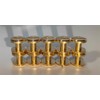 feedal 10 Set 6mm Brass Button Studs Rivets Screwback Screw