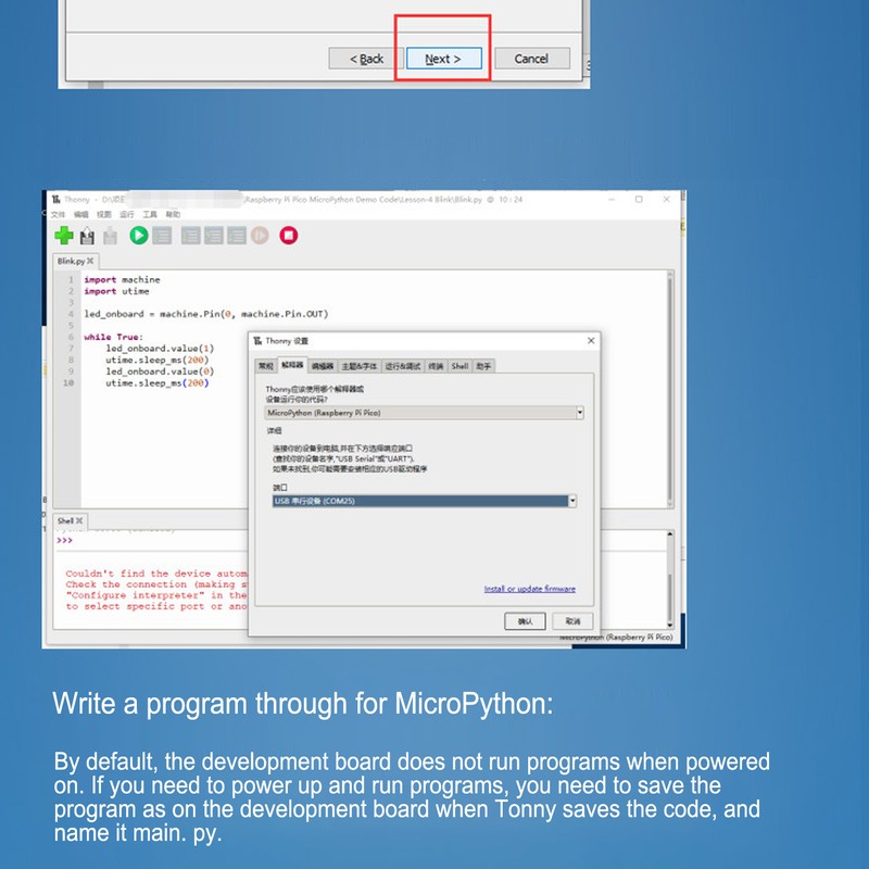 Round Watch Development Board 1.28in TFT Display DIY Smartwatch Development