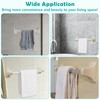 2 Pack Porcelain Towel Bar Rod Rack Post Holder Bracket
