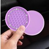 Amooca Car Cup Coaster 4 Pack Universal Non-Slip Cup Holders
