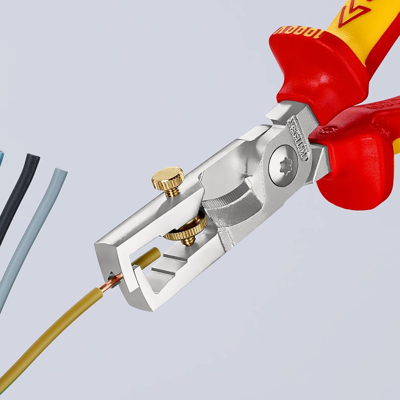 Knipex (kunipekkusu) 1366 – 180tbk Insulated Cutting Stripper 落防 (BK)