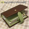 M5 Size Notebook, PU Leather, Avocado Green, Multiple Pockets for