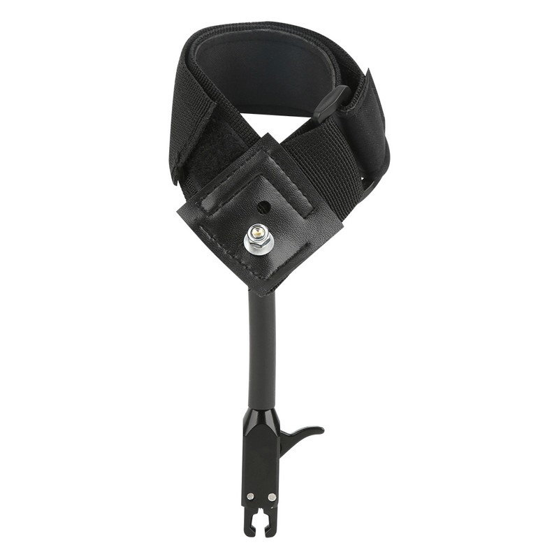 Wrist Strap Bow Release Aid Adujustable Oxford Cloth Hunting Arrow