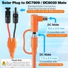 Tellingyou Solar Connector to DC 8mm Adapter Cable, 8.2 ft