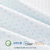 SyMax 4 inch Queen Memory Foam Mattress Topper with Removable