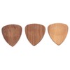 Wood Guitar Pick Holder Set 3 Pcs Wooden Guitar Picks