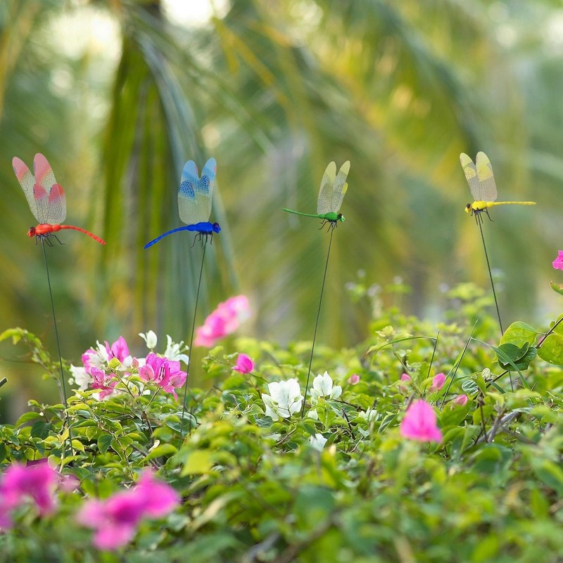Little Syohe 8Pcs Dragonfly Clips Outdoor