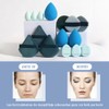 Juego de 15 esponjas de maquillaje,polvo facial, esponjas de maquillaje,