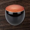 Takumikaze Arita Ware 2.8 inches (7 cm) Steaming Bowl, Black