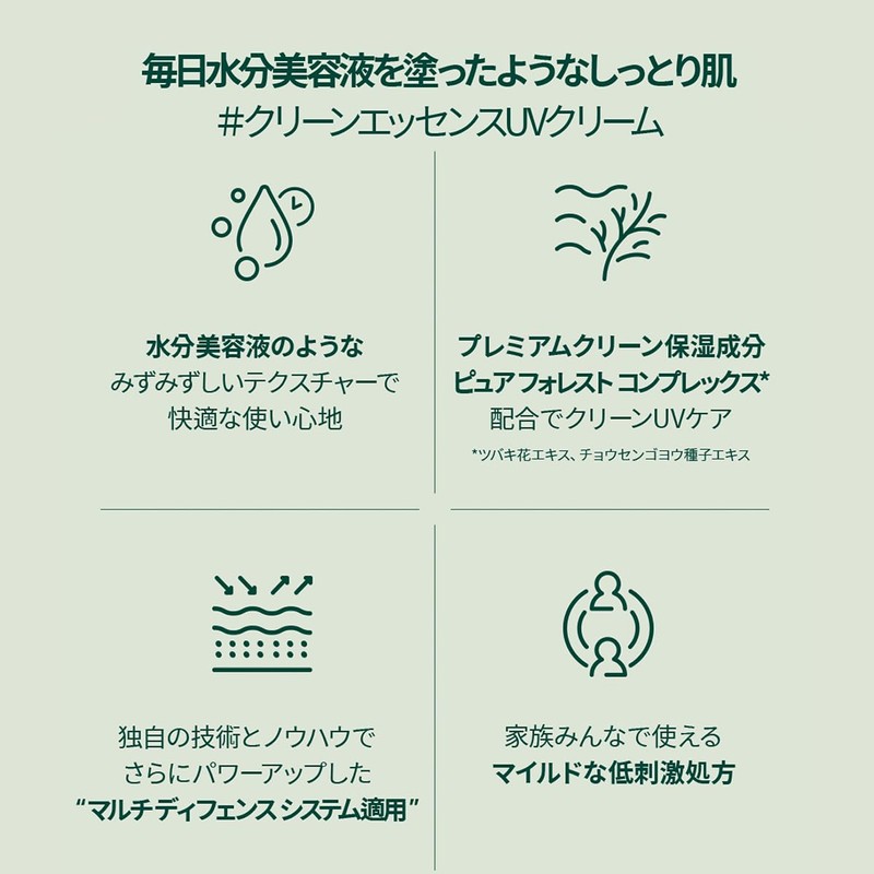 FOREST Green Finger Forest Watery Essence UV Cream SPF 50+