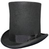 AB Hats 8" High Hand Made 100% Wool Satin Lined