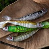Dr.Fish 3pcs Soft Fishing Lures Jig Head with Paddle Tail